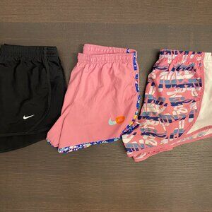 Girls Nike Athletic Shorts Bundle - Size Medium